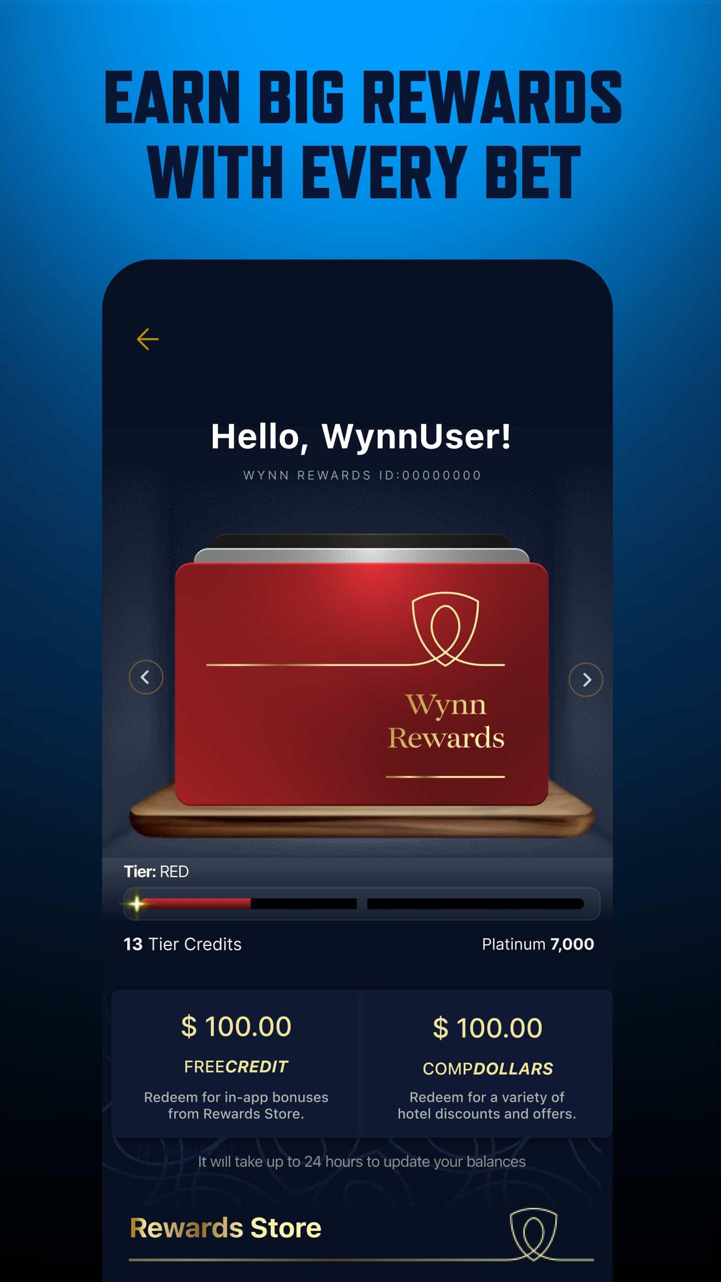 WynnBET WV rewards