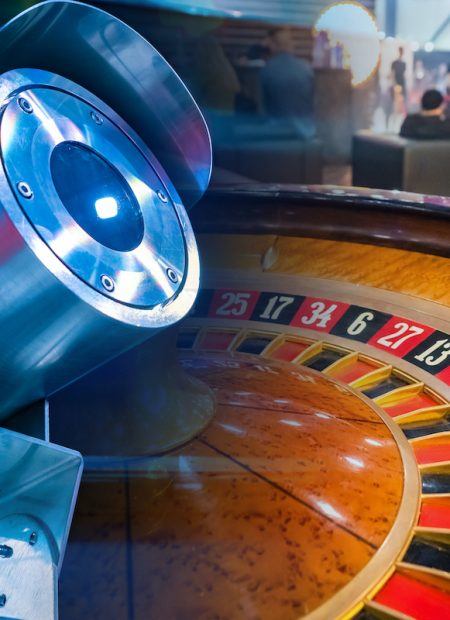 Roulette wheel with security camera