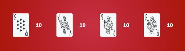 Blackjack card values