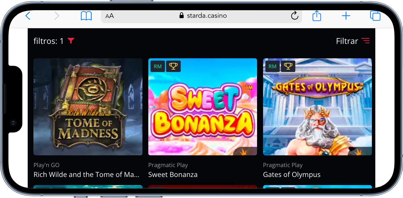 Starda Casino Mobile PT-BR