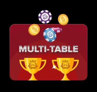 Troféus de Torneios de Poker de Múltiplas Mesas
